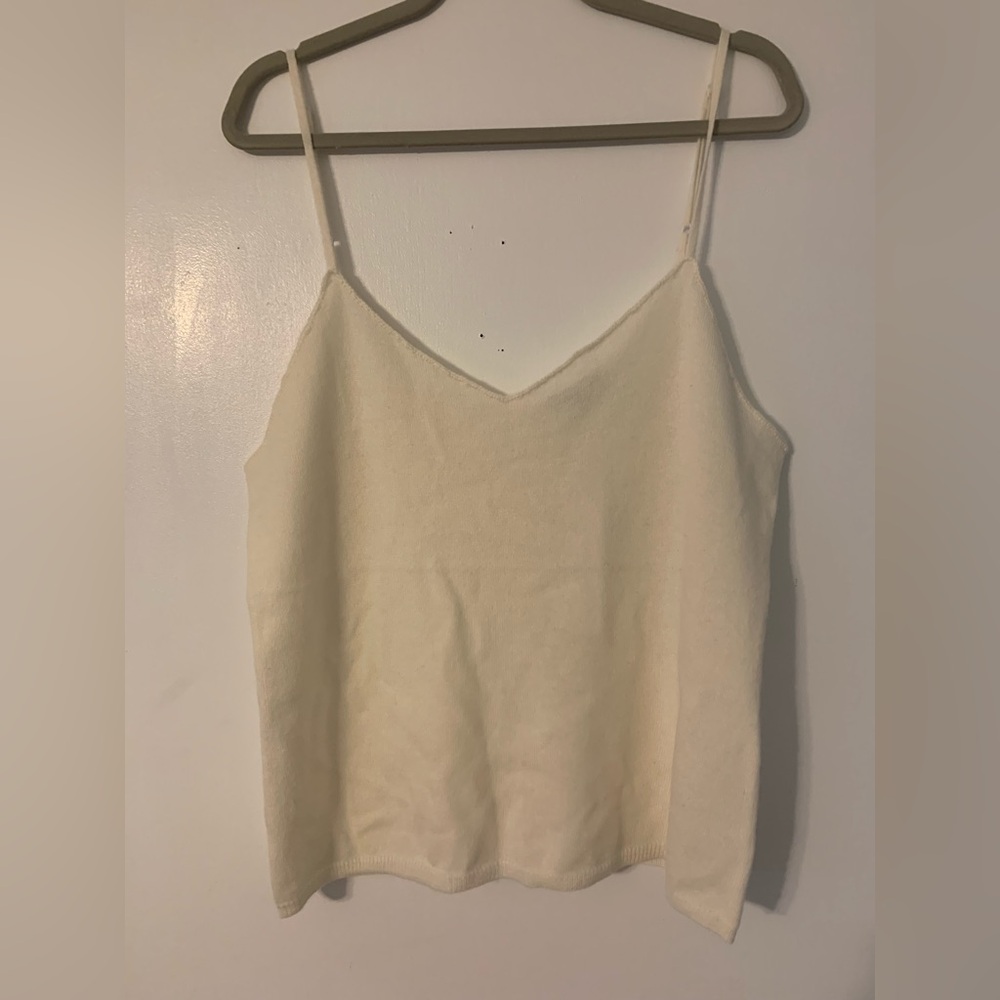 Elegant White Women's Camisole Top